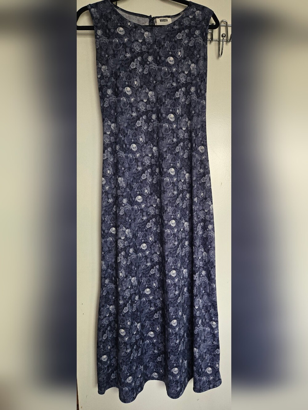 Grunge Roses Maxi Dress